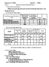 Giáo án Đại số Lớp 11 - Tiết 21 Kiểm tra một tiết Chương I - Năm học 2016-2017 - Trường THPT Lạng Giang Số 2